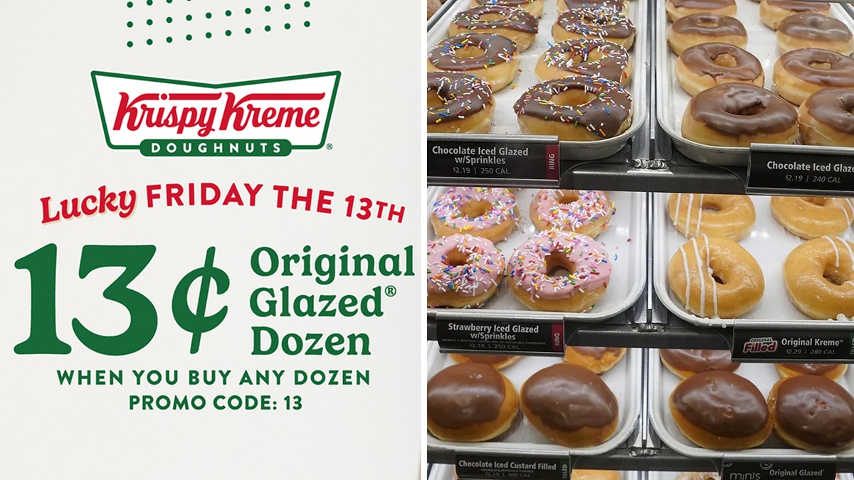 Krispy Kreme 13 Cent Donuts Friday the 13th