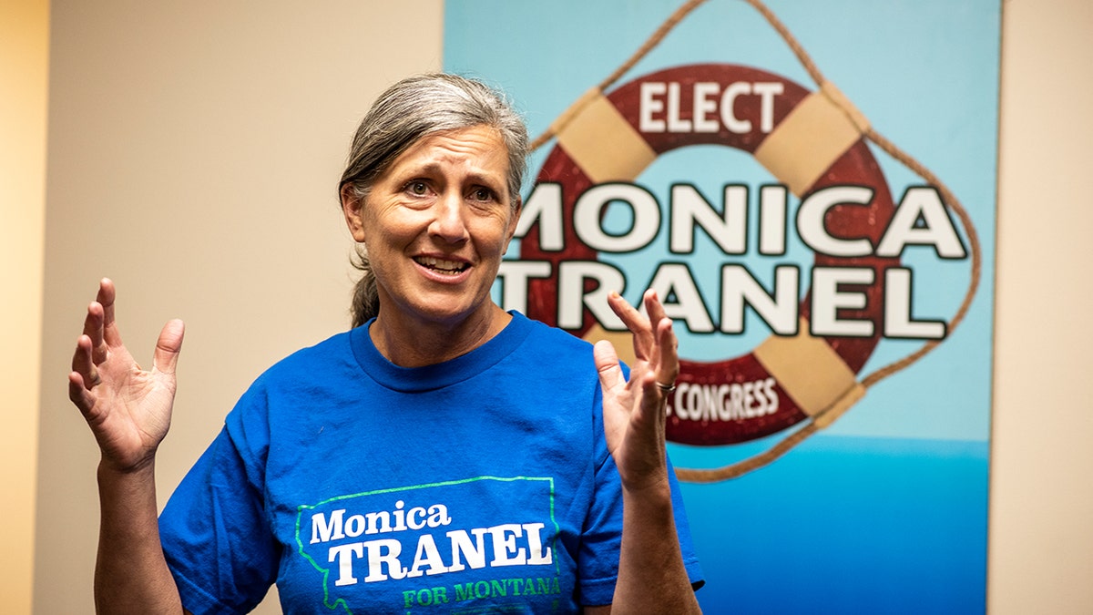 Democratic candidate Monica Tranel is running for Congress against Representative Ryan Zinke.