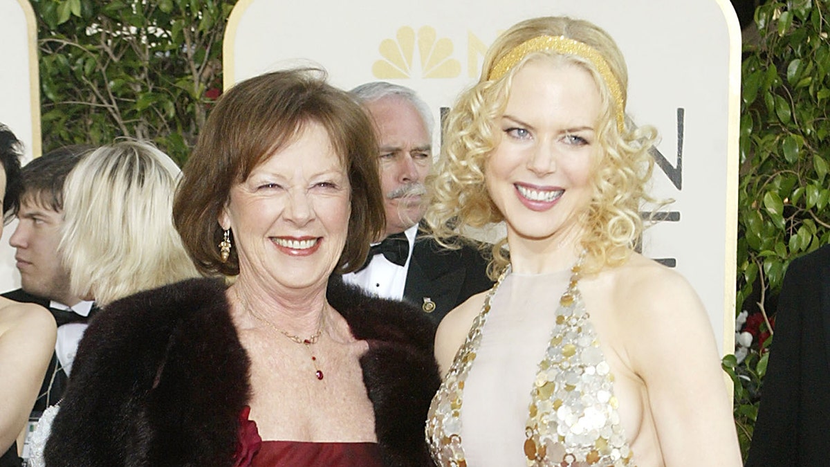 Nicole Kidman e sua mãe, Janelle Kidman