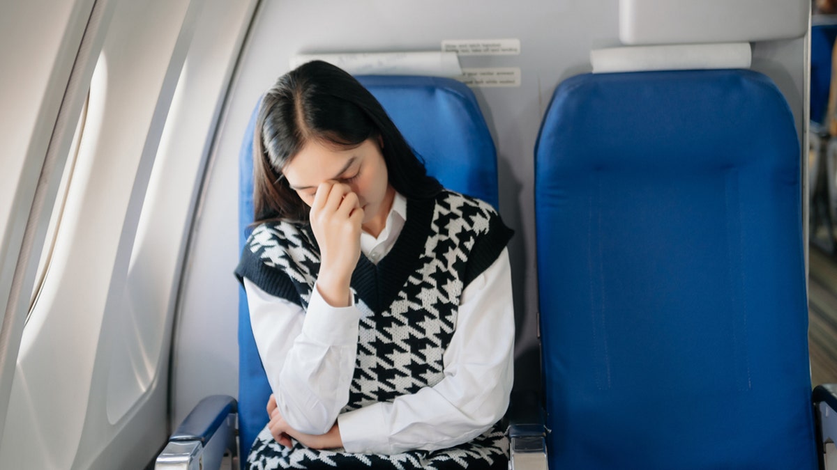 Frustrated airline passenger