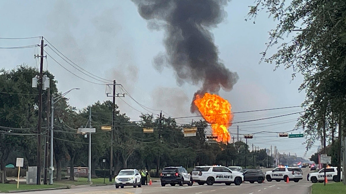 incendio en una tubería