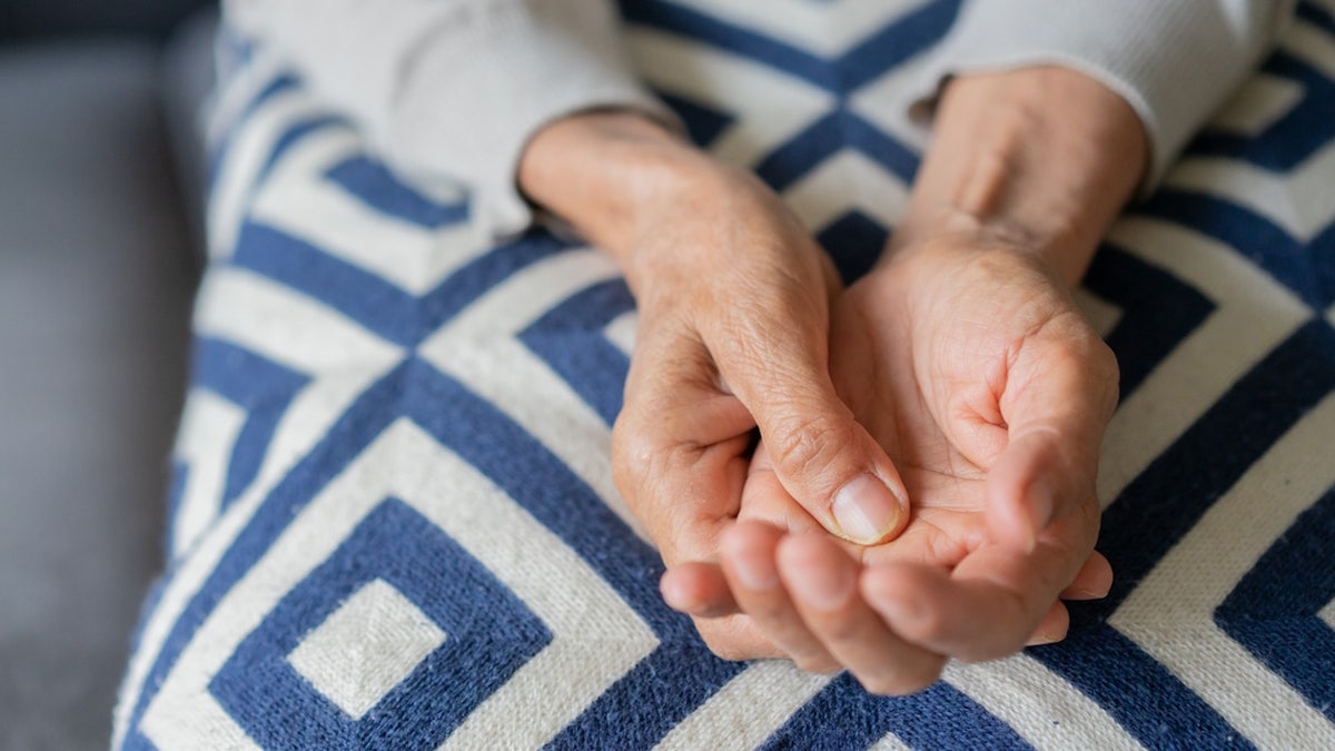 Older woman hands