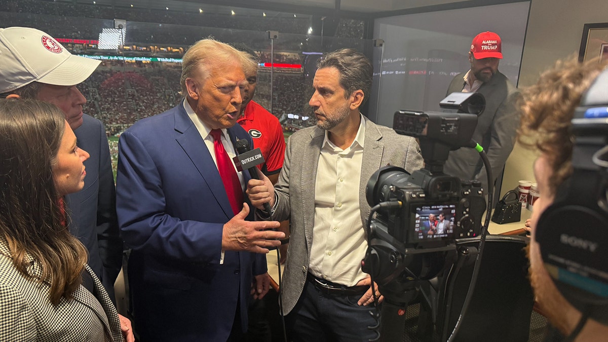 OutKick's Clay Travis interviews Trump on epic SEC clash, state of race: 'This is really big time football’  at george magazine