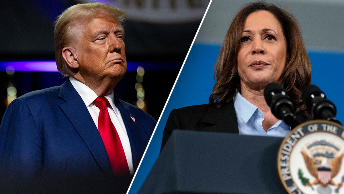 Trump y Harris se separan