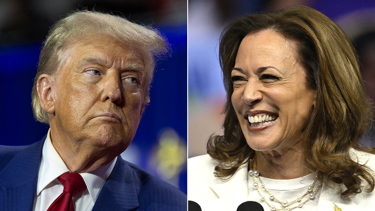 Trump y Harris se separan