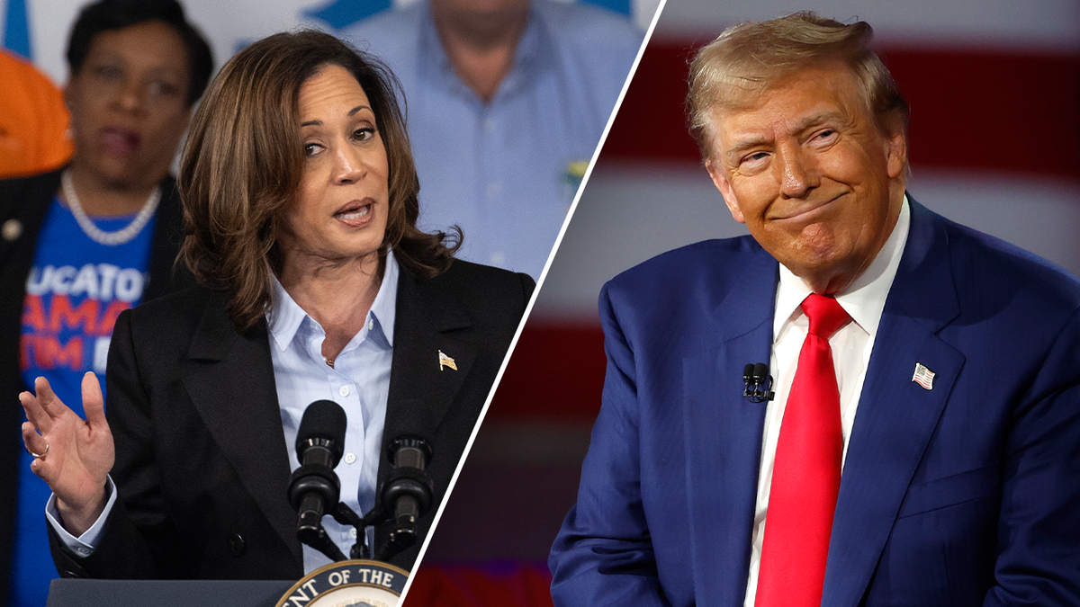 Trump y Kamala Harris 