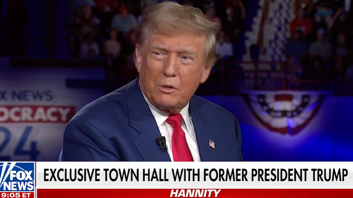 Trump at Fox News Town Hall