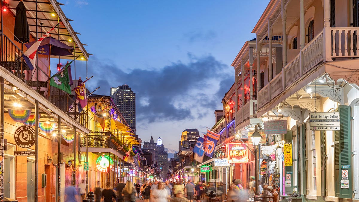 visitando la ciudad de Nueva Orleans