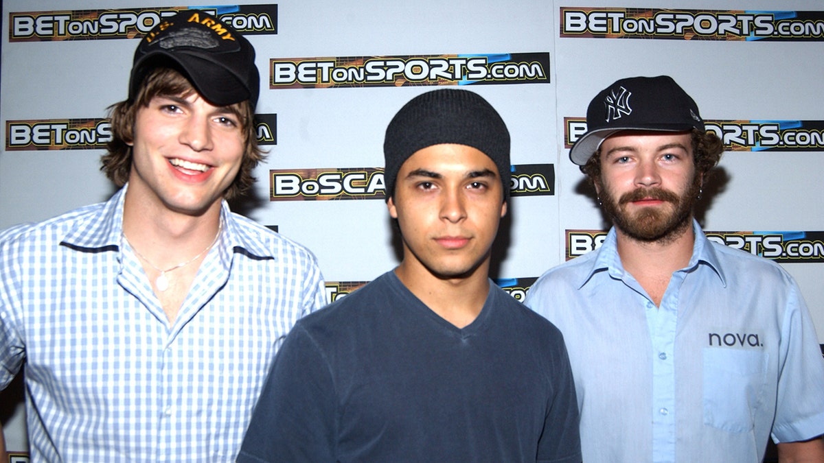 Wilmer Valderrama Ashton Kutcher y Danny Masterson