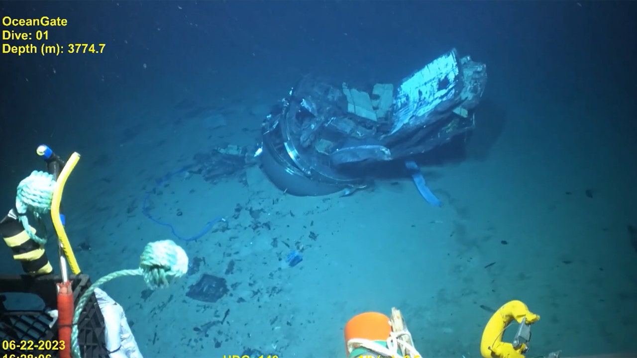 US Coast Guard releases video showing Titan submersible wreck at