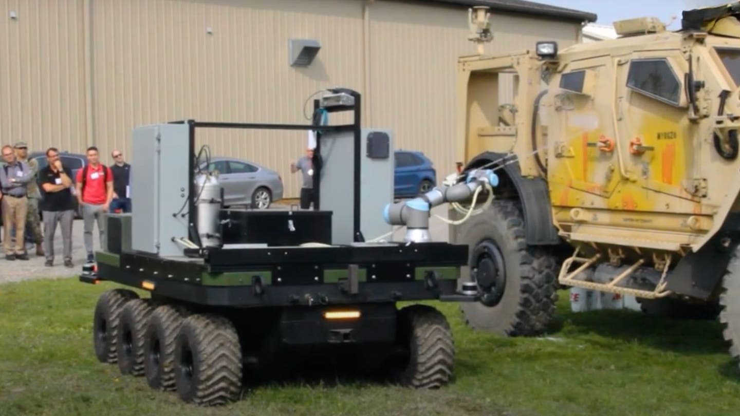 1 The military robot protecting soldiers from chemical and biological dangers