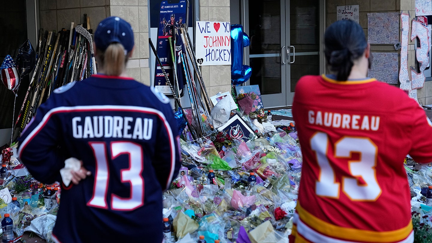 Johnny Gaudreau's Widow Reveals Surprise Pregnancy at Memorial Service