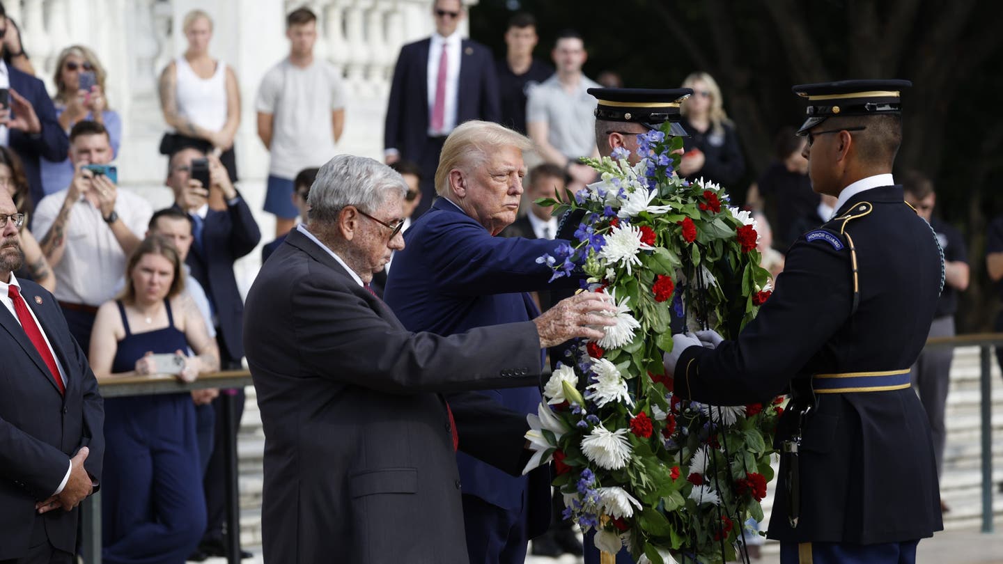 Gold Star Mom Defends Trump's Arlington Visit, Slams Biden and Harris for Absence