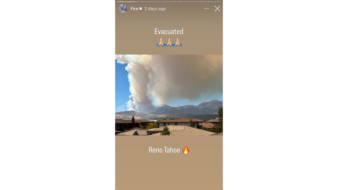 Jeremy Renner Evacuates Home Amid Raging Wildfire