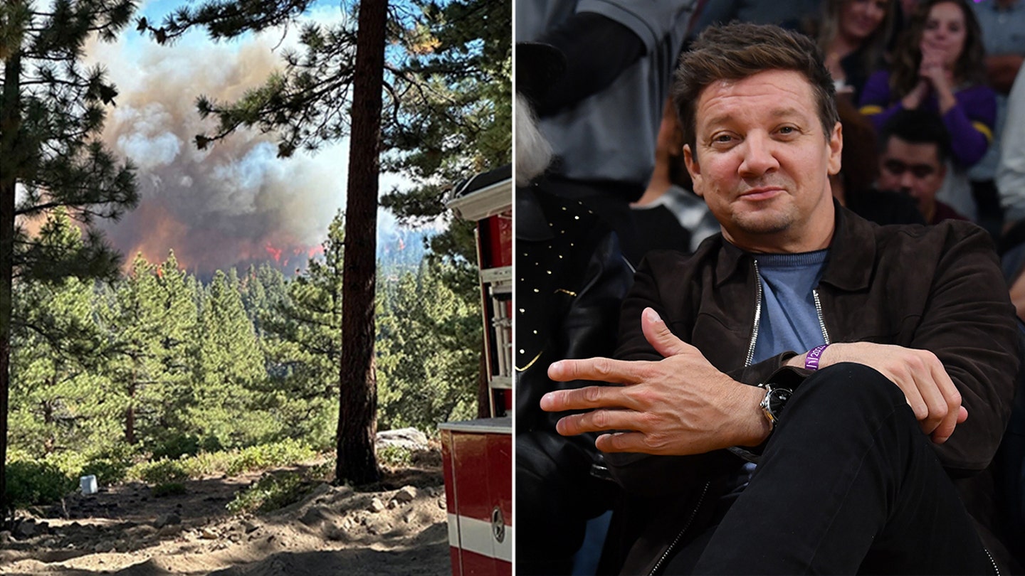 Jeremy Renner Evacuates Home Amid Raging Wildfire