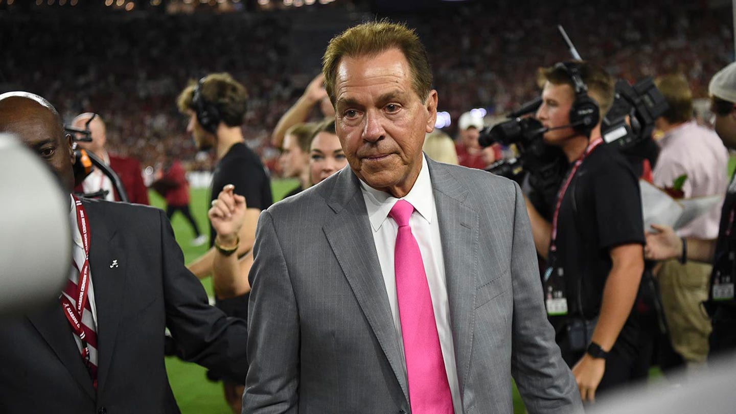 Nick Saban Pokes Fun at Marshawn Lynch's Super Bowl Moment