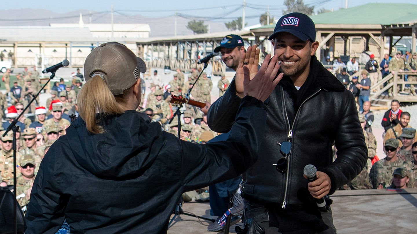 Wilmer Valderrama's USO Journey: Honoring Service Members and Embracing the American Dream