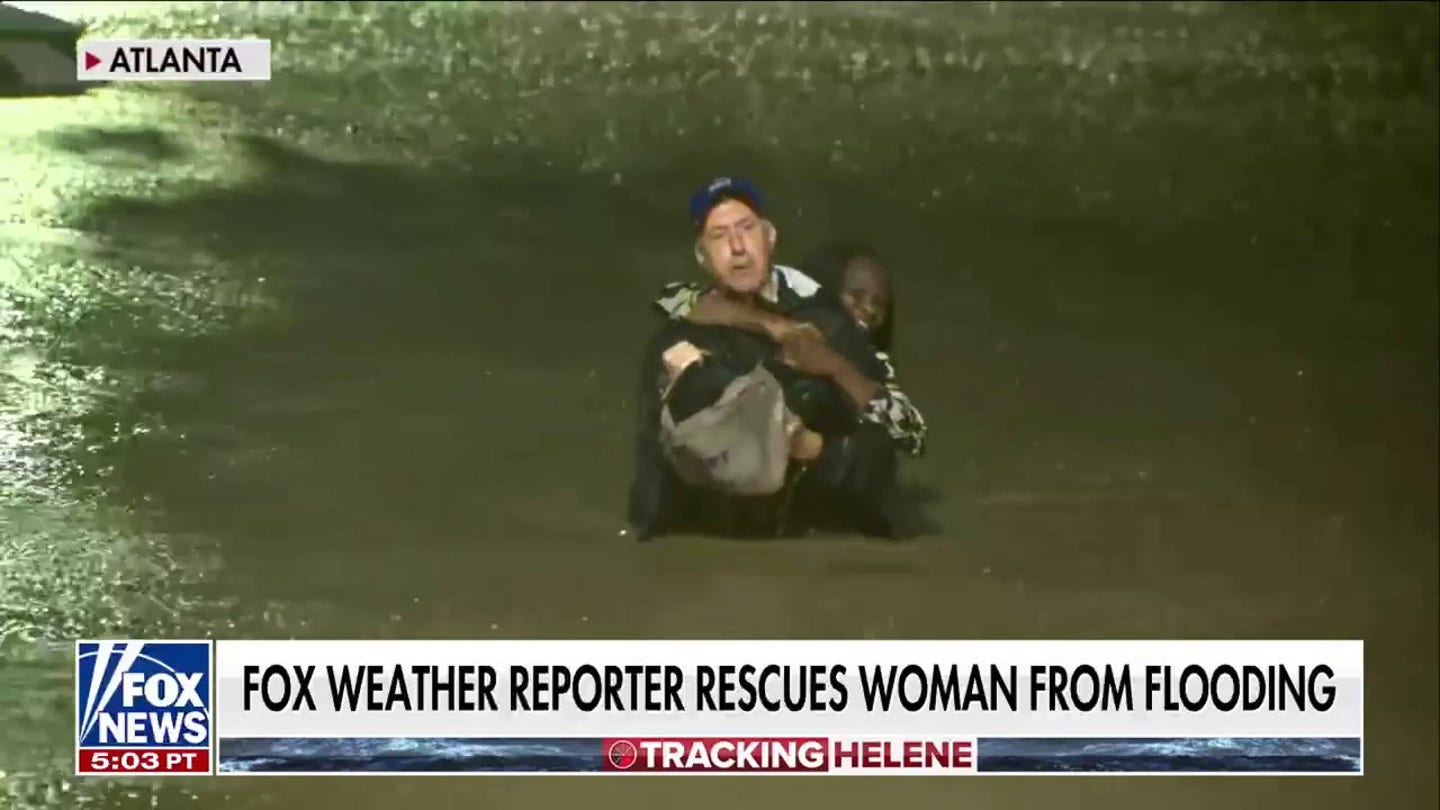 Fox Weather Reporter's Heroism Shines Amid Hurricane Helene's Wrath