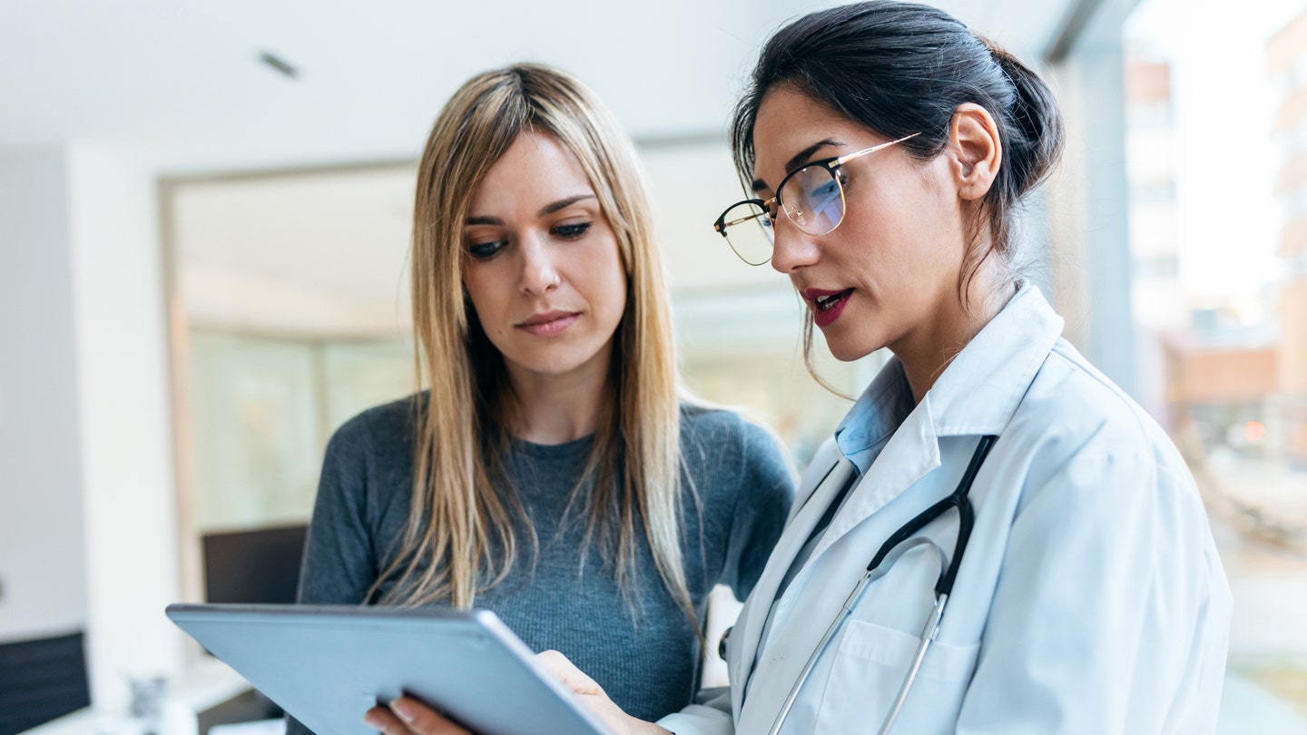 doctor speaking patient