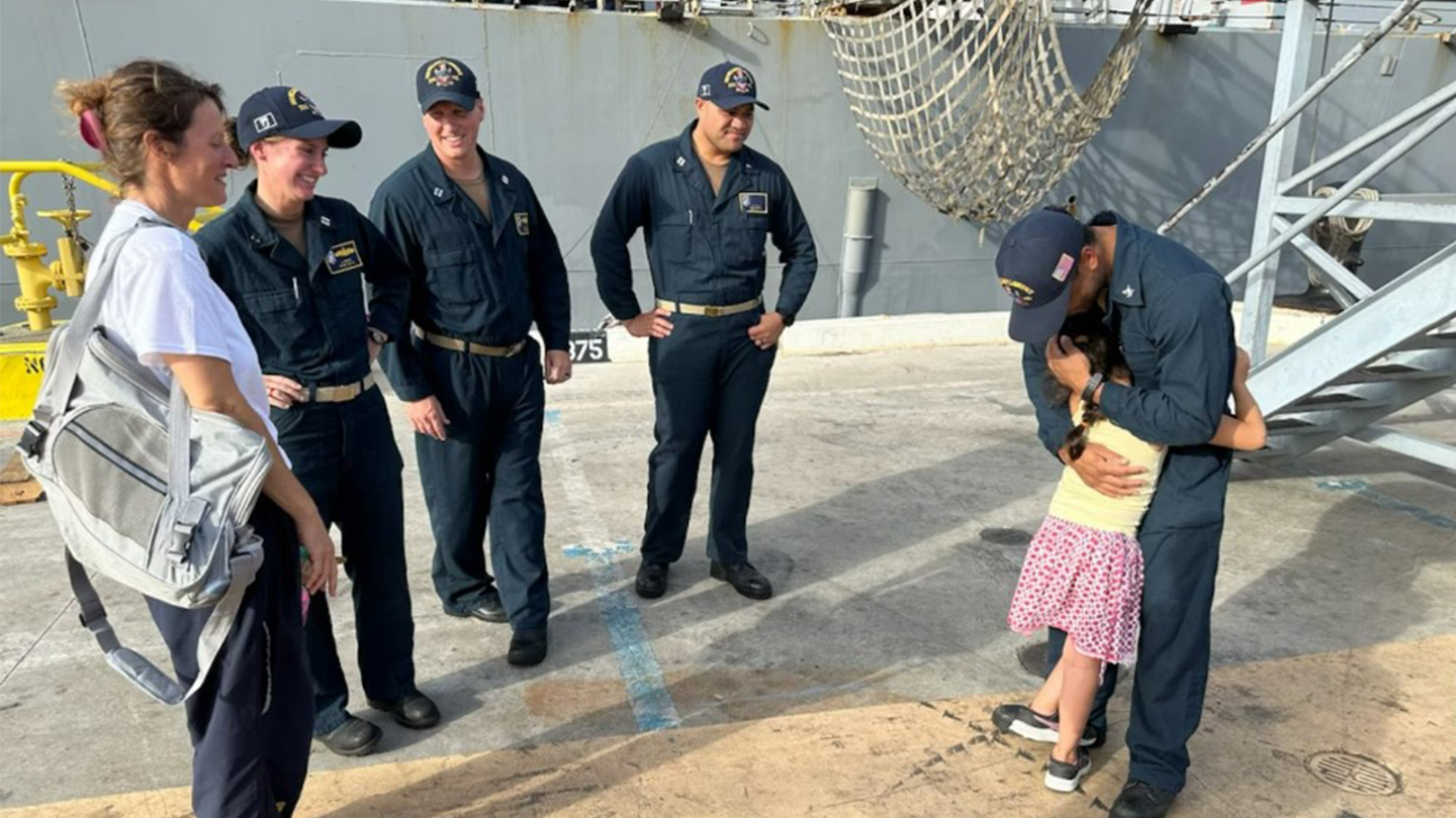 U.S. Coast Guard, Navy Rescue Distressed Woman, Daughter, Pets from Sailboat Off Hawaii