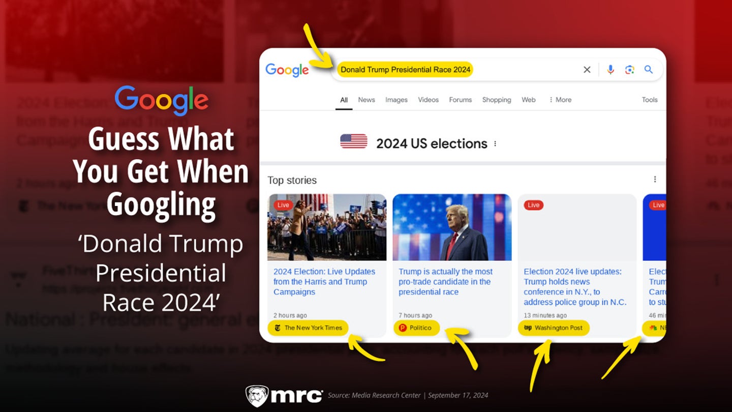 Google Accused of Manipulating Search Results to Favor Kamala Harris Over Donald Trump