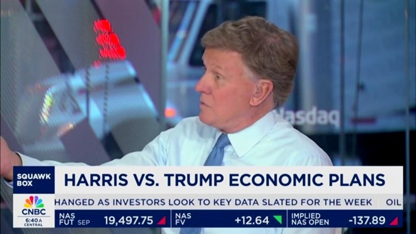 CNBC Host Grills Former GOP Senator over Refusal to Endorse Trump or Harris