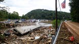 Hurricane Helene damage in North Carolina.