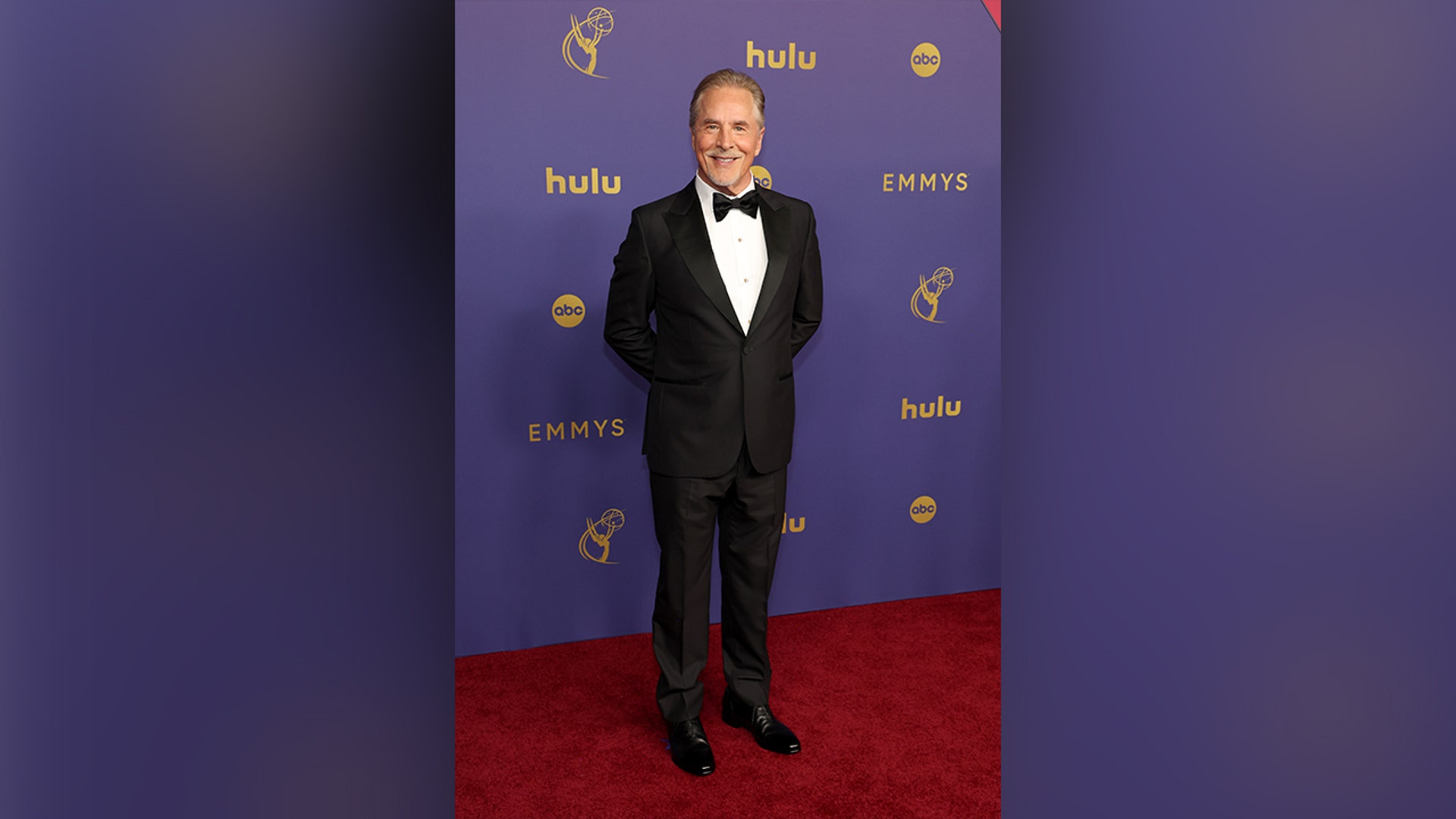 Don Johnson wore a black suit on the red carpet at the 2024 Emmy Awards.