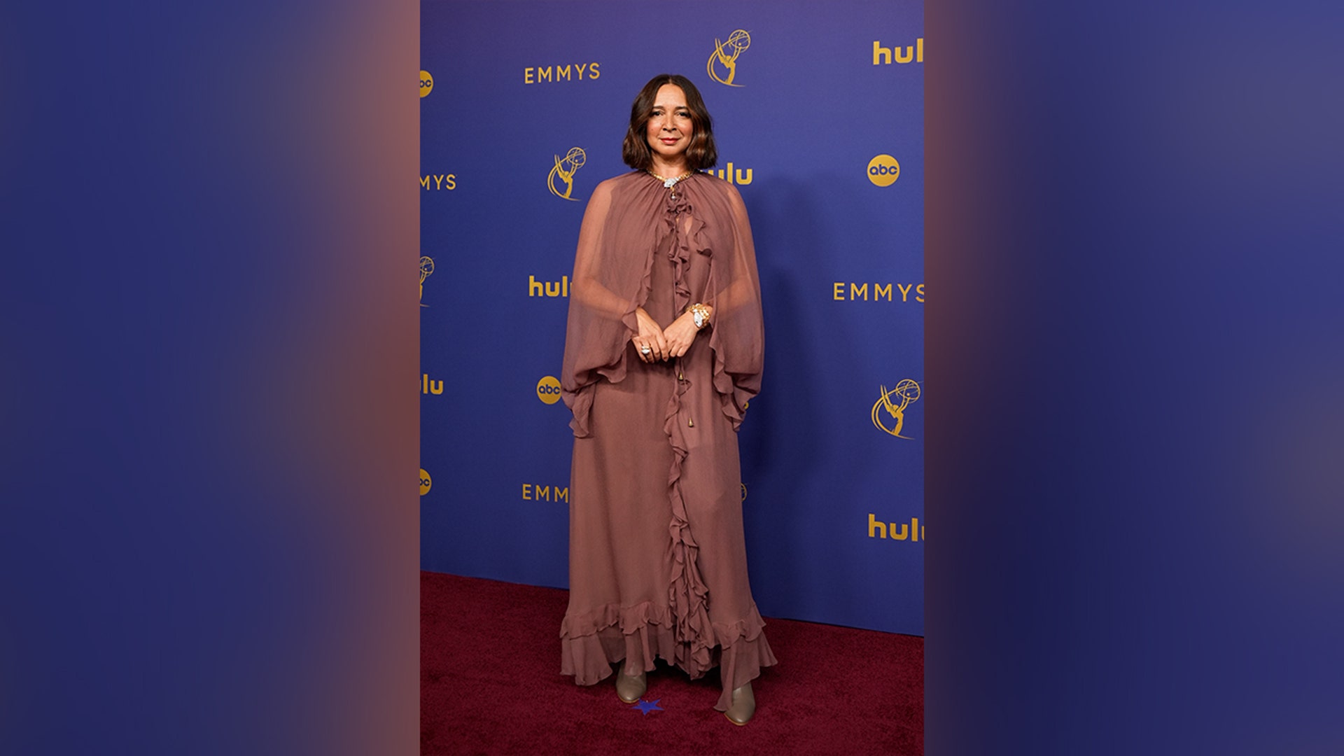 Maya Rudolph, nominated for her role in "Loot," walked the red carpet at the 2024 Emmy Awards.