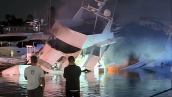 California yacht with fireworks, ammo onboard sinks after bursting into flames, video shows