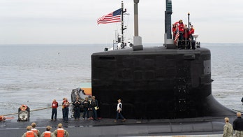 Navy launches USS New Jersey, first US submarine built for both genders