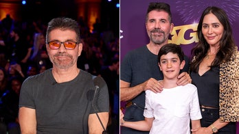 'AGT' judge Simon Cowell has rare public outing with son and fiancée after revealing 10-year-old 'saved' him