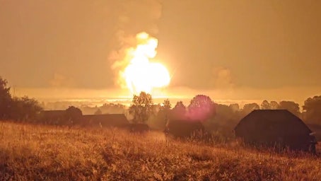 Ukrainian Drone Strike Levels Russian Arms Depot, Ignites Earthquake-Sized Blast