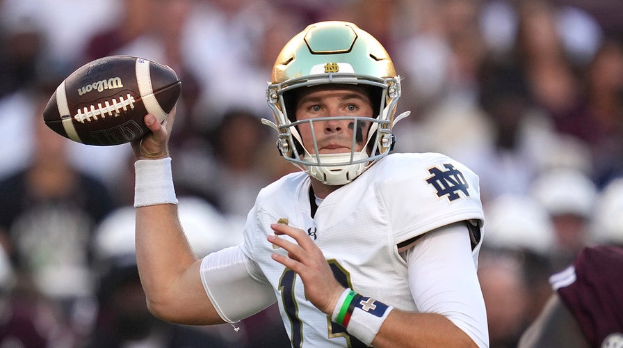 Notre Dame's Riley Leonard shows faith is top of mind during win over Texas A&M