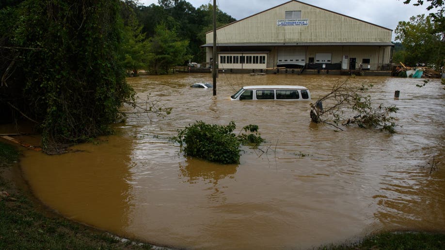 Daños del huracán Helene en Asheville