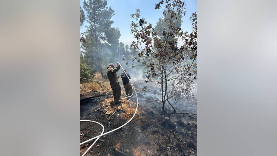 primeros intervinientes en el Kibbutz Manara