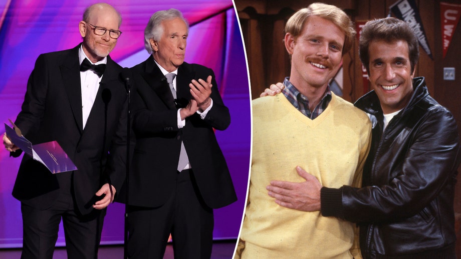 Henry Winkler and Ron Howard reunite at 2024 Emmy Awards