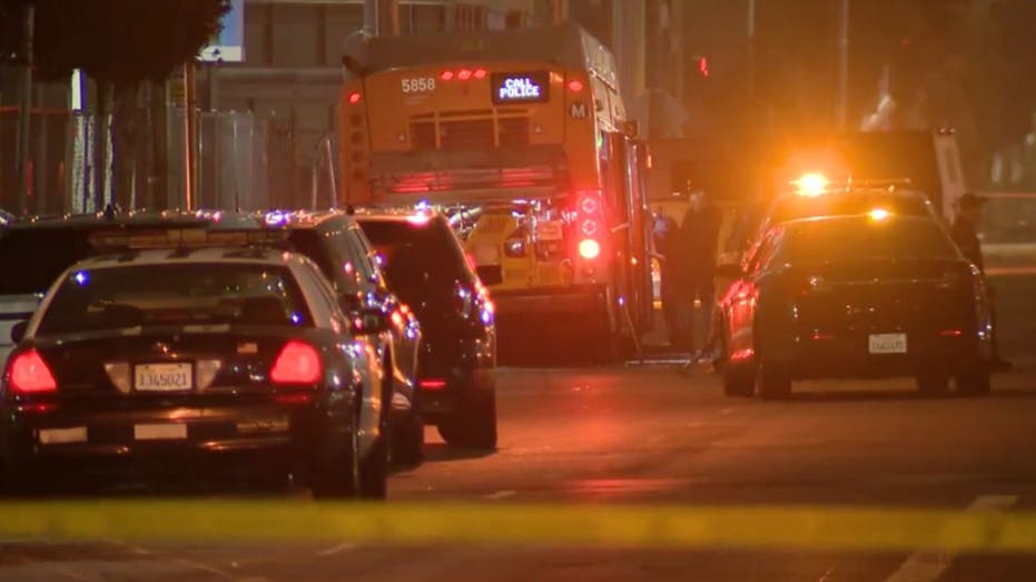 Los Angeles bus hijacked after on-board fatal shooting, sparking wild police chase thumbnail