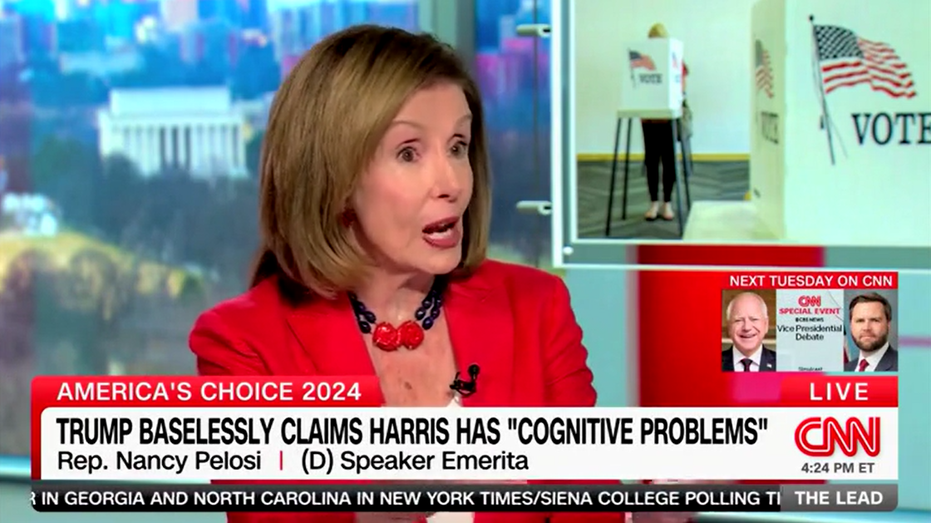 Nancy Pelosi snaps at Tapper for playing clip of Trump criticizing Harris: 'Why would you even cover that?'