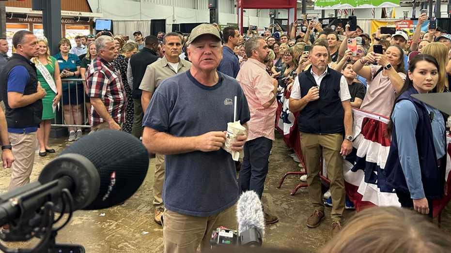 Tim Walz condemns Hamas after being roasted for appearing to miss question about murdered hostages in Gaza