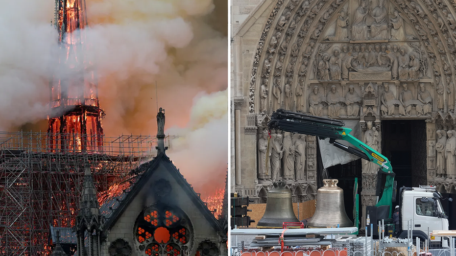 Notre Dame Cathedral receives its iconic bells 5 years after fire