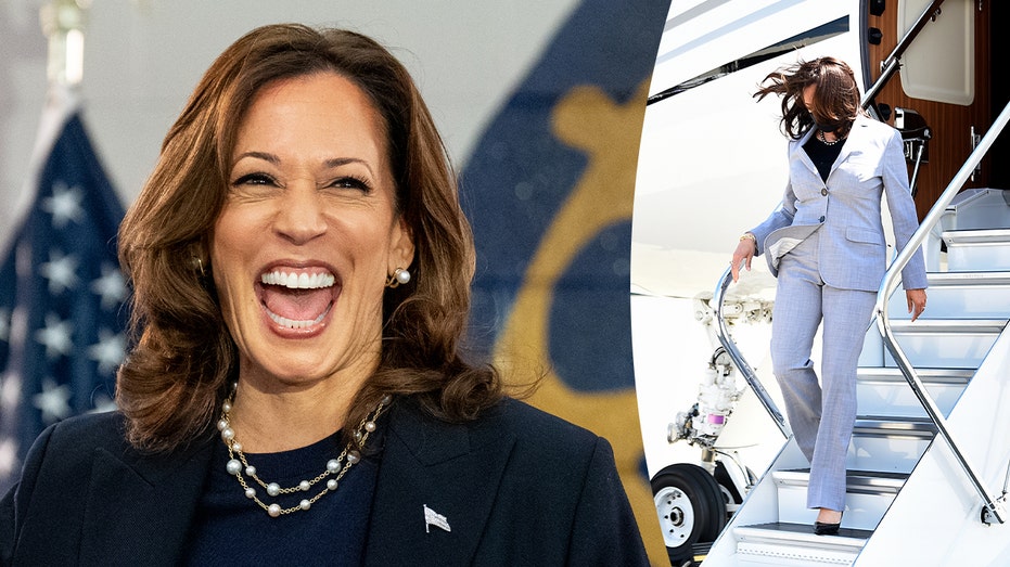 Harris drops millions on private jet spending despite calling climate change an 'existential threat' thumbnail