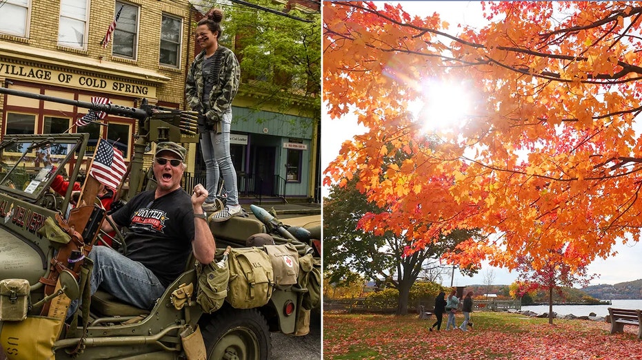 Autumn leaf-peeping along New York's Hudson River 'chained' to American independence thumbnail