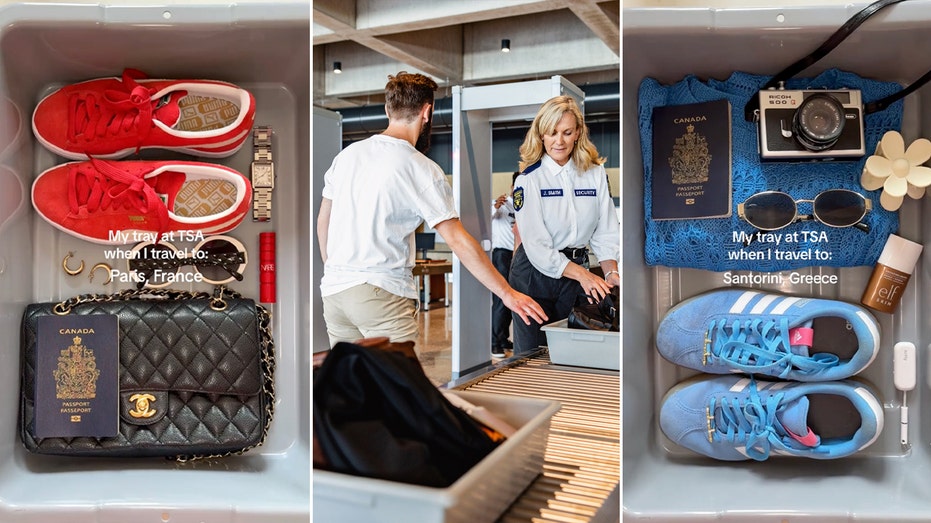 'Airport tray aesthetic' goes viral as some travelers halt security checkpoints for photo ops thumbnail