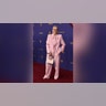 Meryl Streep, nominated for her work in "Only Murders in the Building," walked the red carpet at the 2024 Emmy Awards in a pink suit.
