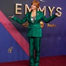 Reba McEntire walked the red carpet at the 2024 Emmy Awards in a green suit.