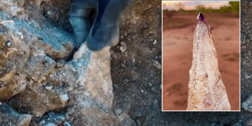 Man stumbles across gem worth thousands hidden in dirt: 'It's like nothing else'