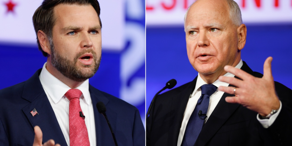 Vance oozed confidence compared to jittery Walz, body language expert says: ‘Captain of the ship’