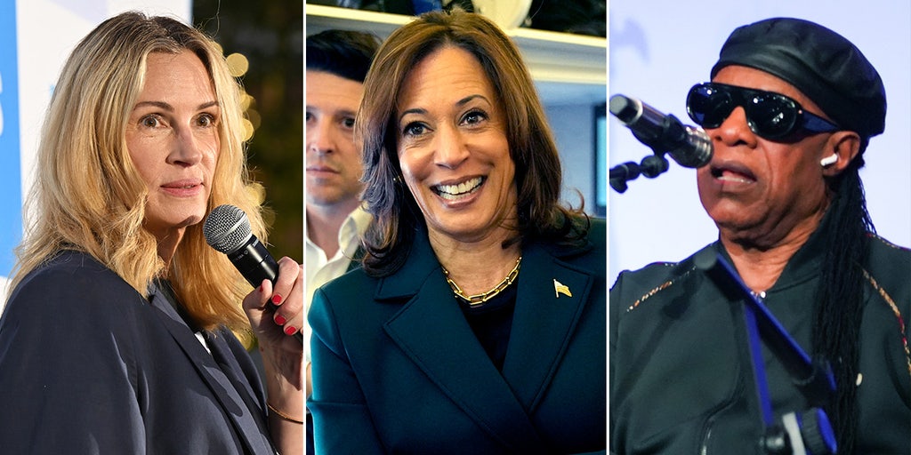 Hollywood descends on Georgia for Harris as she battles Trump for working-class vote
