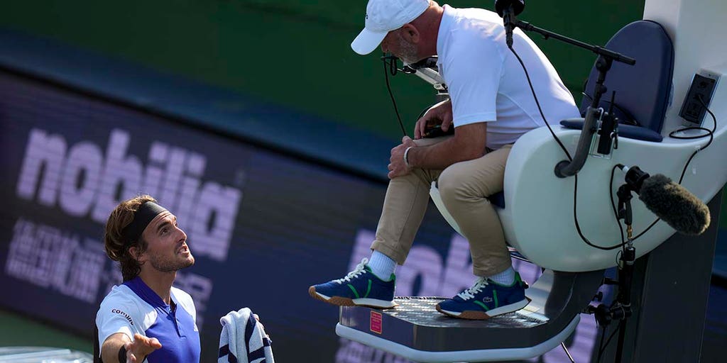Stefanos Tsitsipas refuses to play in meltdown at Shanghai Masters, accuses umpire of bias